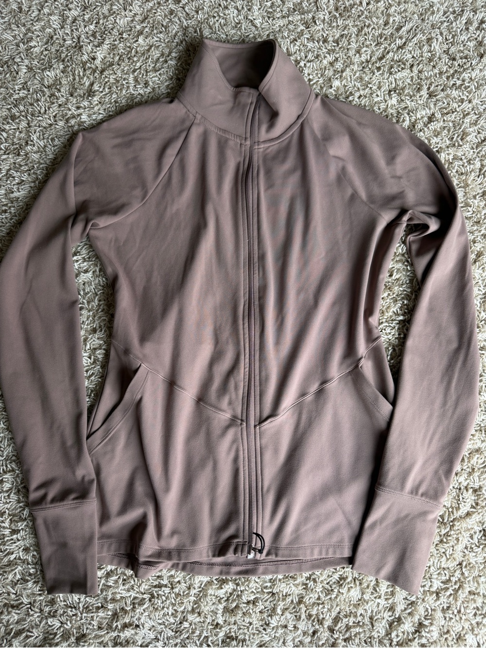 GAIAM Mauve Zip-Up Utility Jacket